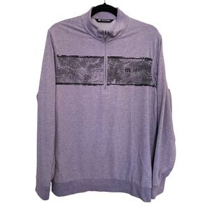 Travis Mathew Floaties Quarter‎ Zip Pullover Size M